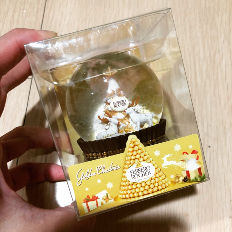 2019年 金莎水晶球 金莎巧克力 麋鹿 聖誕節 限量