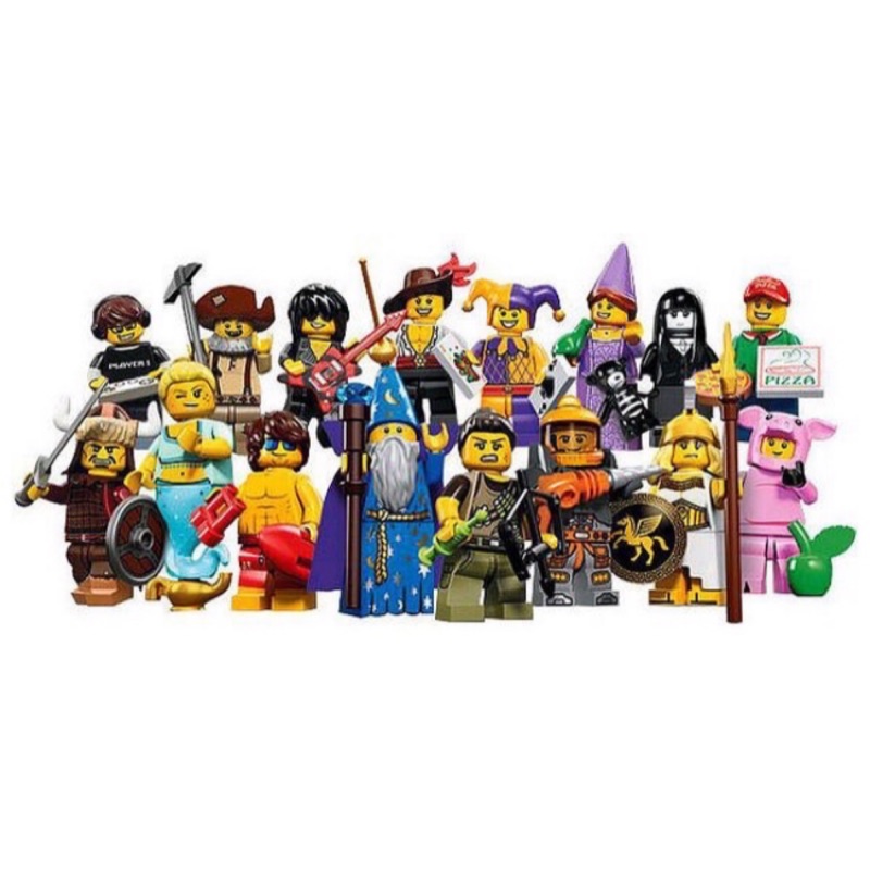 《紅龍》樂高 LEGO 71007 Minifigures 第十二代人偶［全套16隻］