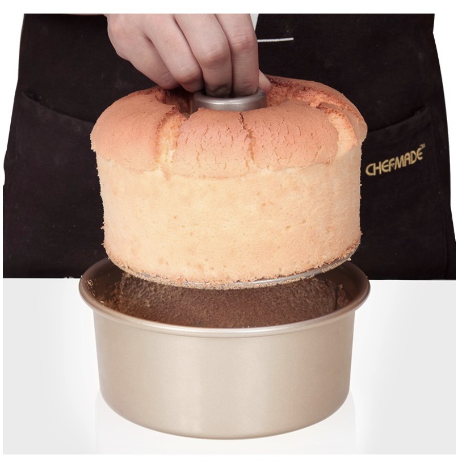 &lt;烘焙廚房&gt;Chefmade學廚WK9074蛋糕模8吋8寸活動圓形戚風模中空甜甜圈蛋糕模中空蛋糕模磅蛋糕wk9074