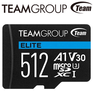 Team 十銓 512GB microSDXC TF U3 A1 V30 512G 記憶卡 ELITE