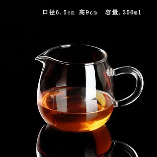 ❀分茶杯❀現貨350ml玻璃公道杯功夫茶具耐熱耐高溫公道杯玻璃公杯純手工制作