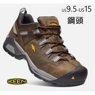 W12 US16-US13 -US14-US15 ~ KEEN 防水牛皮鋼頭防撞安全工作鞋 / 登山鞋 (大腳