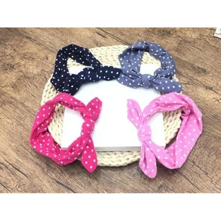 現貨 髮帶 兔耳朵點點 鬆緊髮箍 嬰兒 兒童 幼兒頭帶 造型飾品 頭飾 頭箍