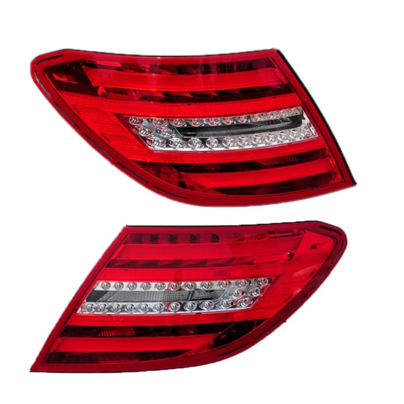 Benz W204 C180 C200 C250 C300 C63 改原廠1:1尾燈 LED 光柱 尾燈 高品質穩定