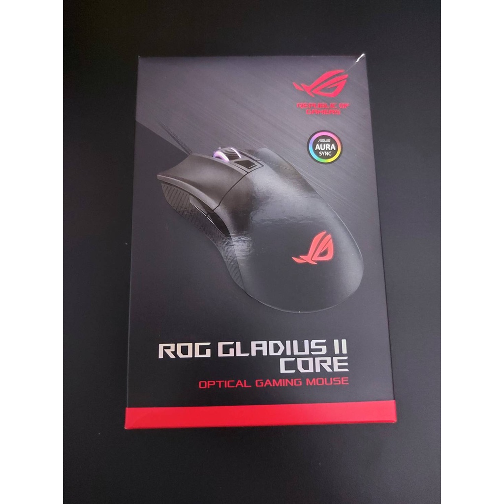 ROG Gladius II Core | 人體工學右手鼠形| 電競滑鼠