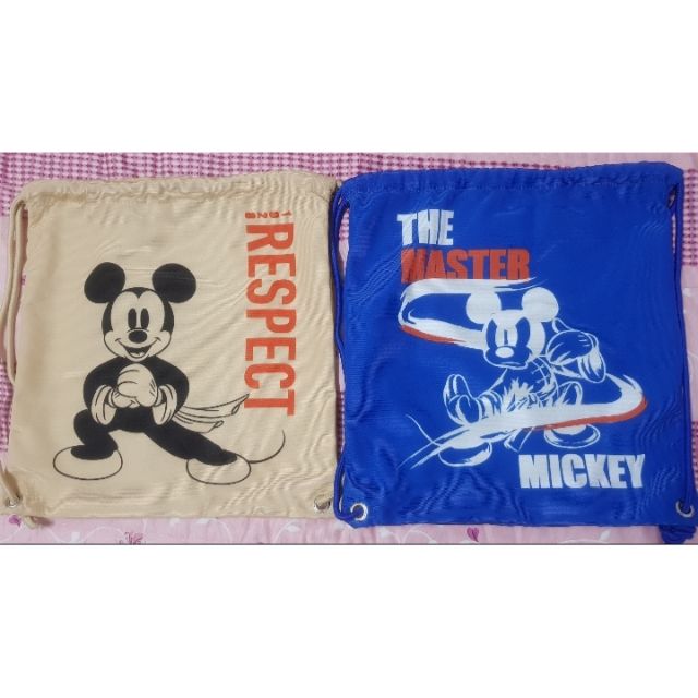 7-11 福袋 2020金鼠年Mickey Mouse米奇系列福袋 帆布束口後背包 小提包