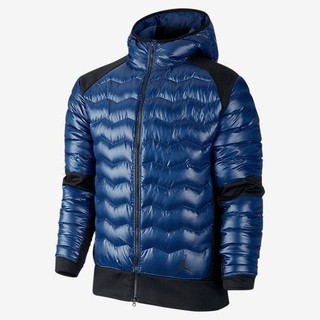 NIKE JORDAN PERFORMANCE HYBRID 藍 羽絨外套 男 807948