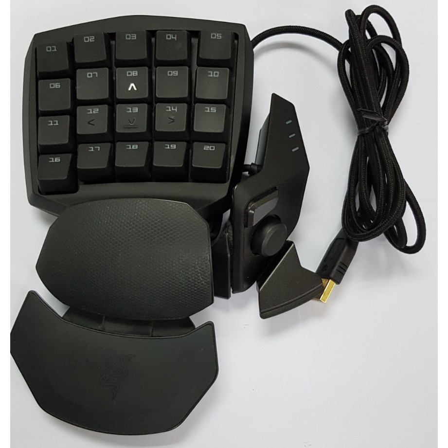 Razer orbweaver 綠燈版 左手鍵盤 雷蛇