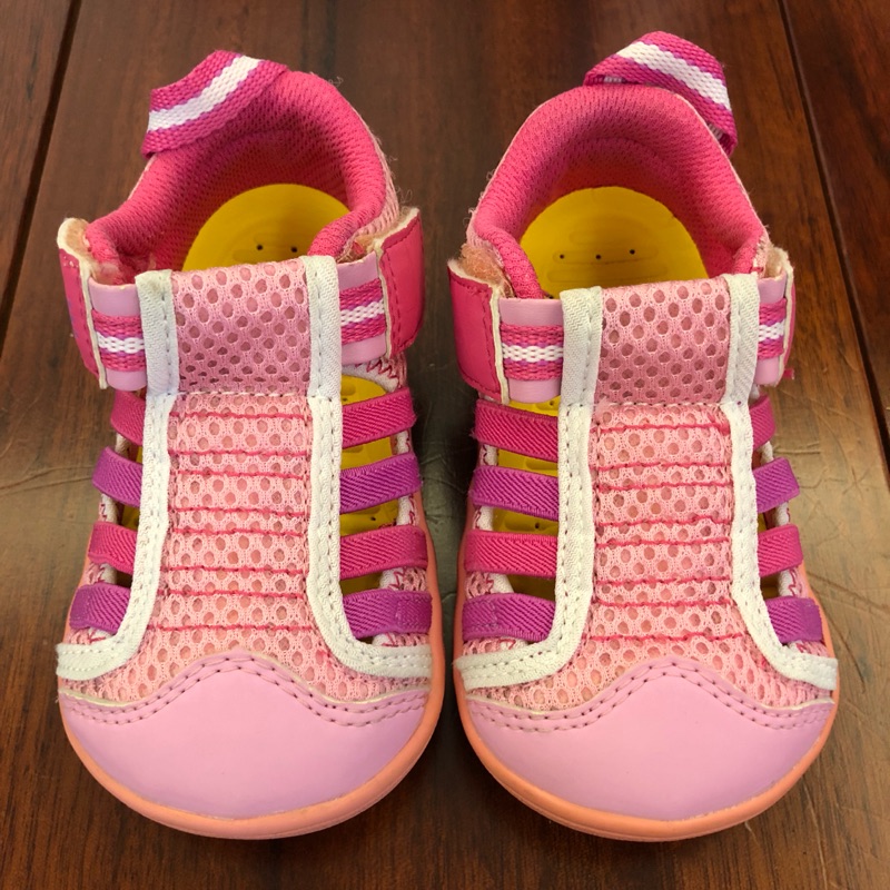 IFME 小女童桃粉色水涼鞋 14.5cm - 九成新
