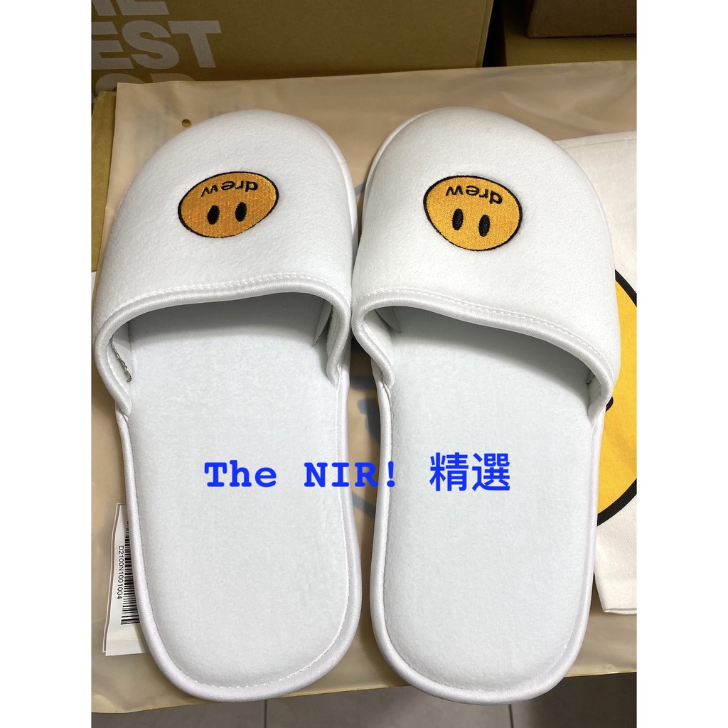[The NIR! 精選] Drew House 白色 笑臉 拖鞋 mascot slippers - white