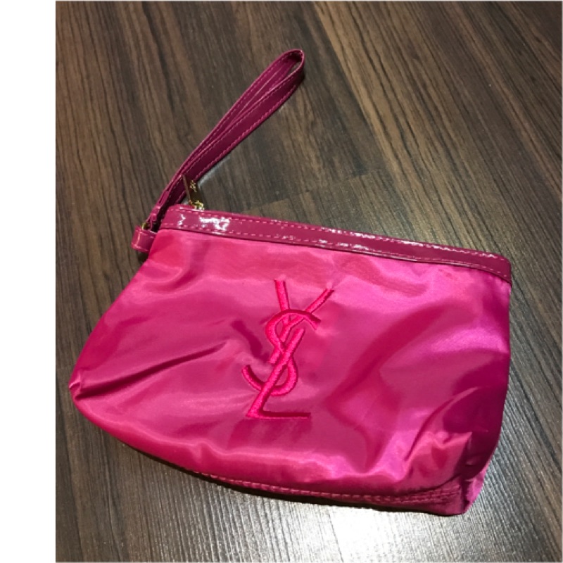 日本雜誌贈品包YSL經典化妝包/手拿包