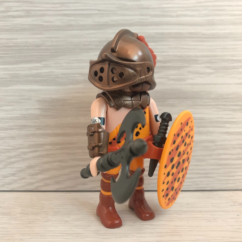 二手德國playmobil摩比5598Figures series 9第9代盲包驚喜包gladiator古羅馬戰士