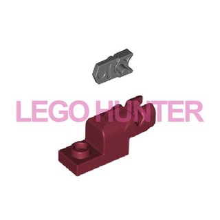LEGO 樂高 15403 暗紅 薄板附發射器 Plate Mod 1x2 Blaster 6102733