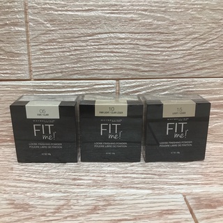 媚比琳MAYBELLINE FIT ME 空氣絲絨蜜粉 20g 05透明/10自然/15柔膚 臺灣公司貨 媲美專櫃蜜粉