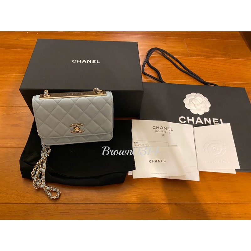 全新全配(台灣購證）！Chanel trendy mini woc