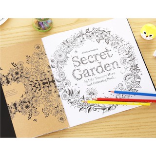 【卡兒喵雜貨】著色本-96頁Secret Garden 祕密花園 秘密花園英文版著色本