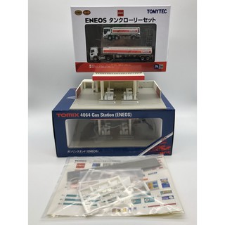 🏆【鐵模ファン】1/150 TOMIX 4064 ENEOS加油站 + Tomytec ENEOS 油罐車組（2入）