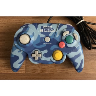 NGC Gamecube HORI正版授權 迷彩藍 原廠手把 正版手把 原廠週邊 正版配件 Wii主機適用 GC 任天堂