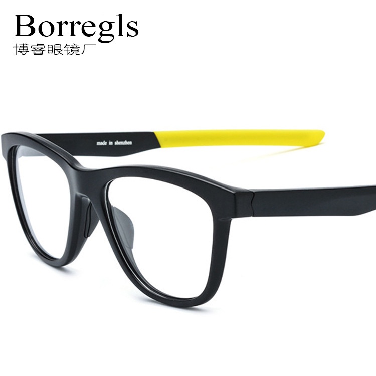 超輕tr90自行車騎行光學眼鏡框男戶外運動近視眼鏡架女博睿眼鏡Borregls