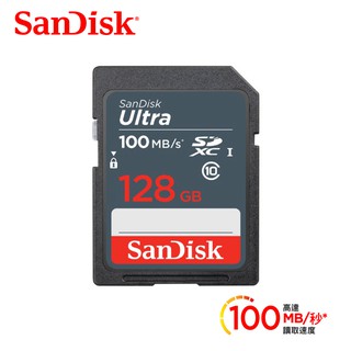 SanDisk Ultra SDXC 128GB 記憶卡 100MB/s DUNR (公司貨)