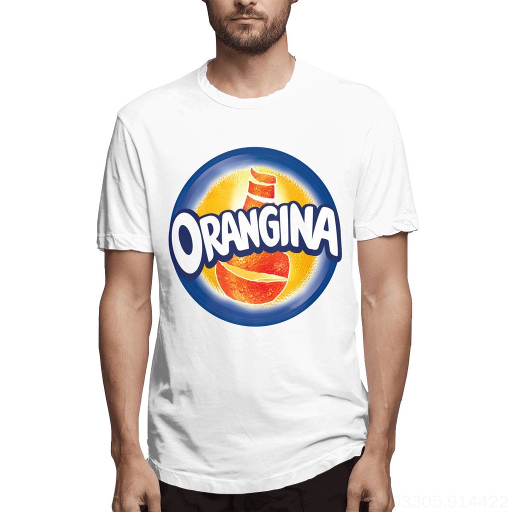 Orangina Orange Soda Soda Logo T 恤男士女士時尚中性 T 恤