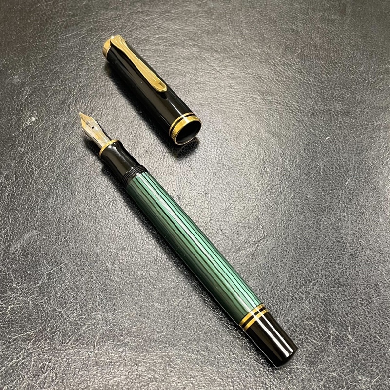 Pelikan 百利金 Souveran M400 14K 金 M 尖 綠桿鋼筆
