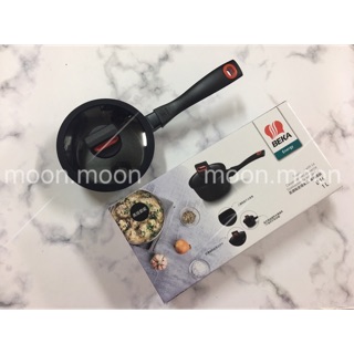 BEKA 貝卡 Energy 黑鑽陶瓷健康鍋系列 單柄附蓋湯鍋 16cm 1.0L 全新公司貨 醬料鍋 湯汁鍋