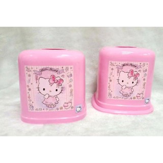 泰國 Hello Kitty 圓筒 紙巾//衛生紙 收納盒