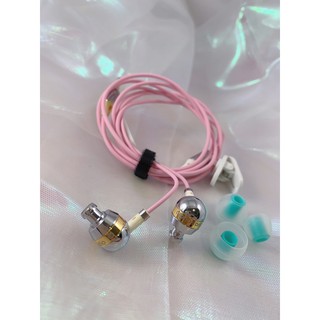 Divas audio DV-2198 金屬抗負壓全音域入耳式耳機（粉紅色）