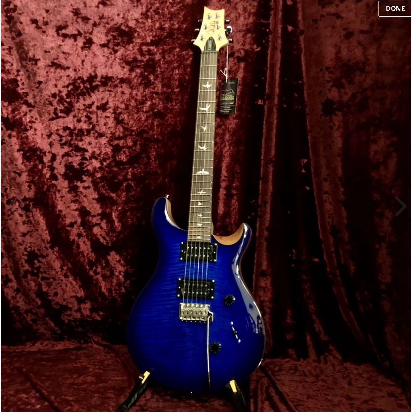 PRS SE Custom 24 系列 藍色虎紋