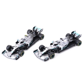 比美高Bburago 1:43 2019 賓士 方程式F1賽車W10 #77 #44靜態合金塑膠壓鑄汽車模型收藏玩具