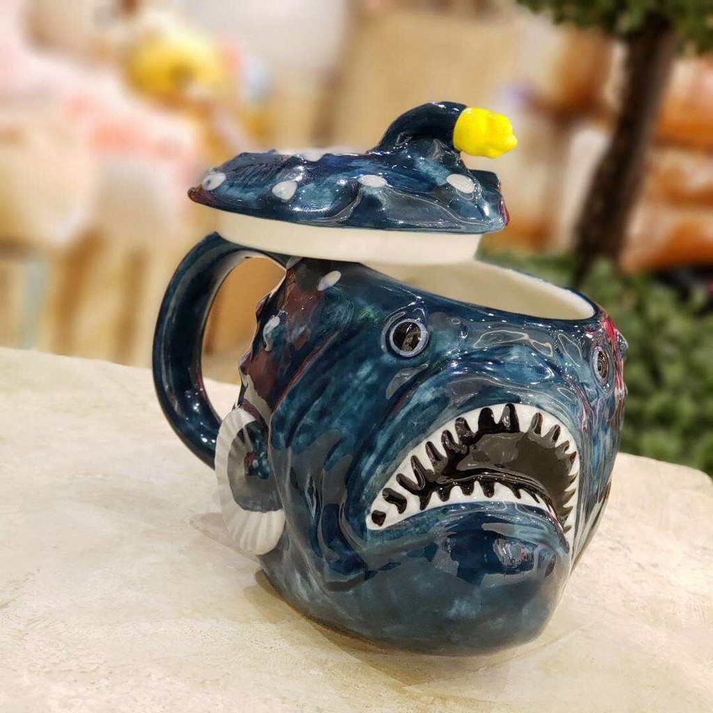 日本限定 深海怪魚之燈籠魚造型杯子 爽皮代購 蝦皮購物