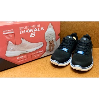 ✩Pair✩ SKECHERS GO WALK 6 女鞋 慢跑鞋 124560/BKBL 底軟 輕量透氣 舒適好穿