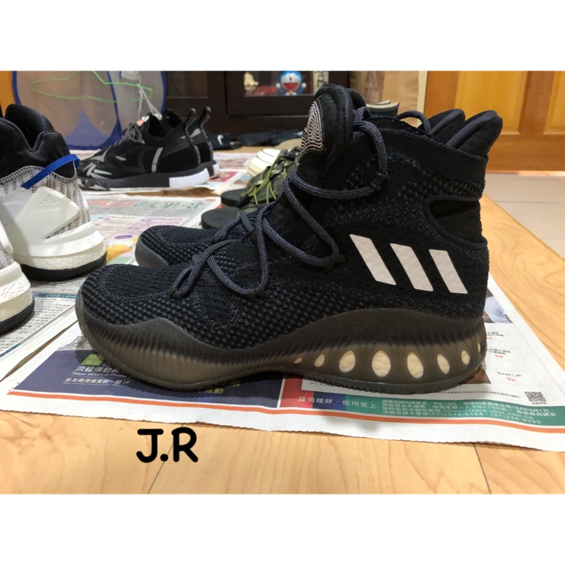 Adidas crazy explosive 黑 （鞋盒不在）Us9.5