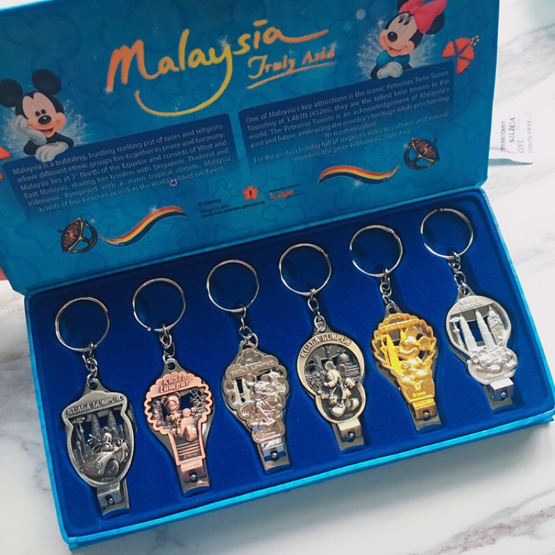 馬來西亞購回紀念品 迪士尼指甲剪刀