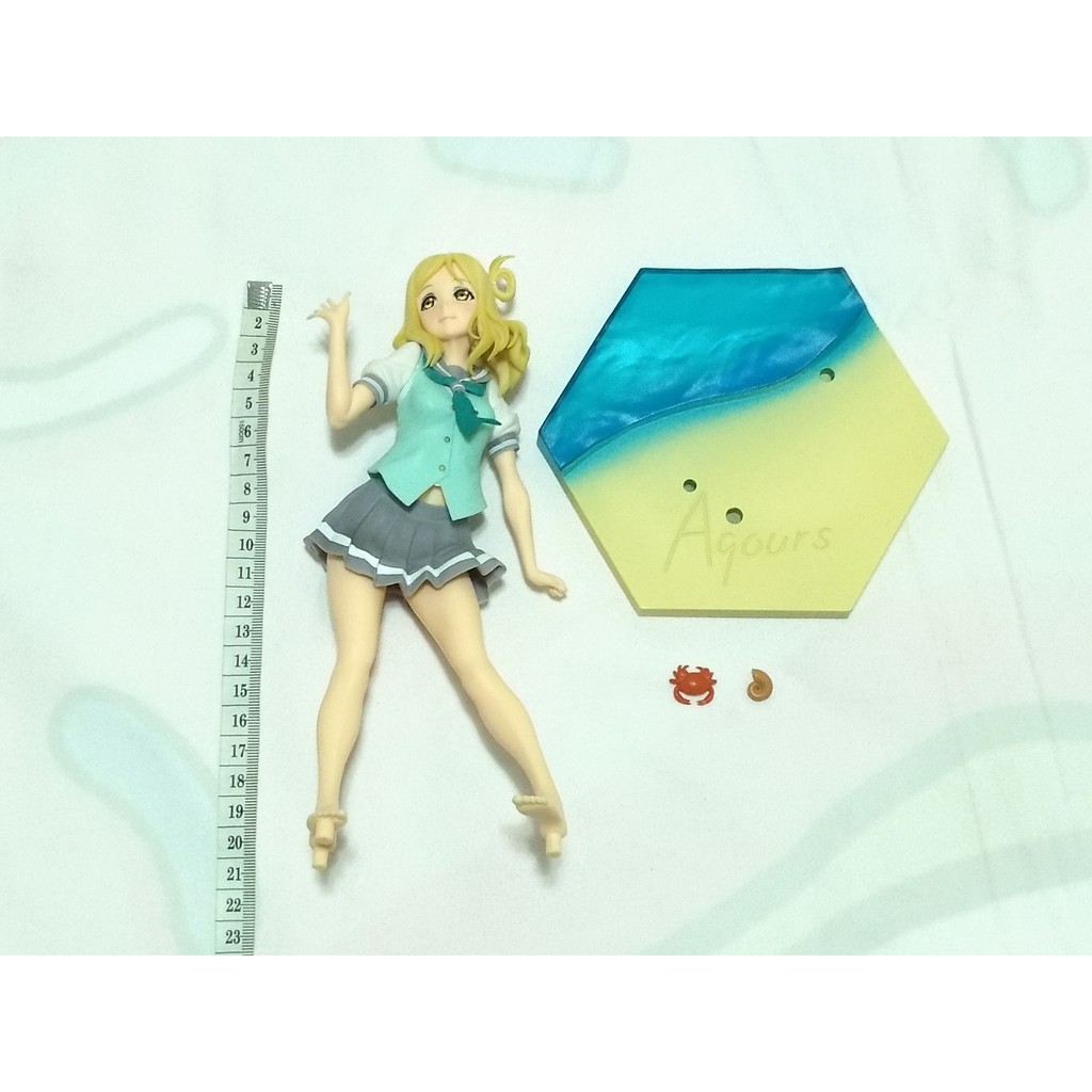 日版正版lovelive Sunshine Aqours 小原鞠莉海邊公仔景品二手現貨無盒實際拍攝 蝦皮購物