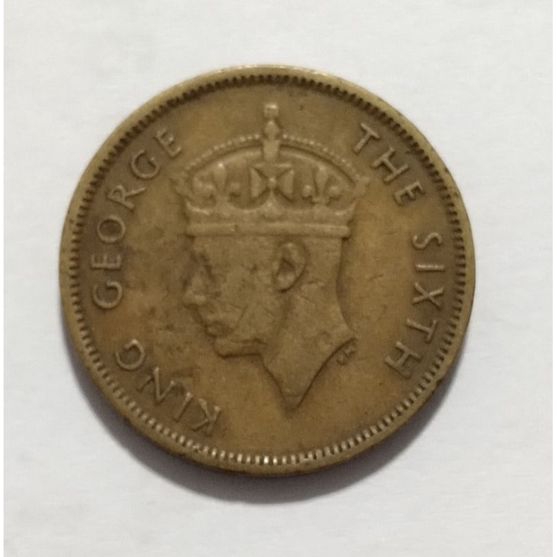 1950年香港一毫銅幣