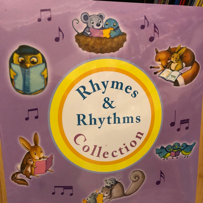 現貨全新未拆$1190英文童書 英文童謠跟唱合輯 Rhymes &amp; Rhythms Collection 5本書+5CD