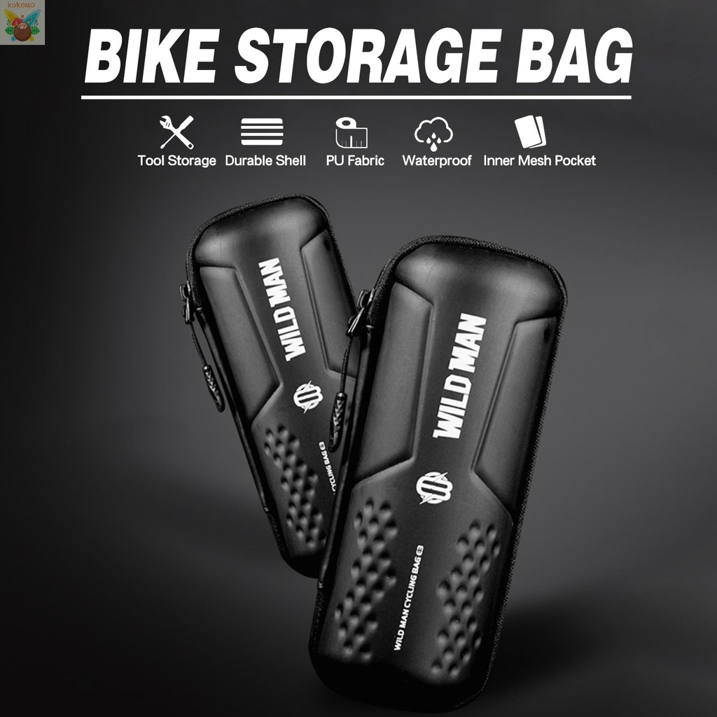 [五月.新品]自行車包工具罐防摔耐用防水面料單車裝備配件工具包黑色均碼（E3#）腳踏車