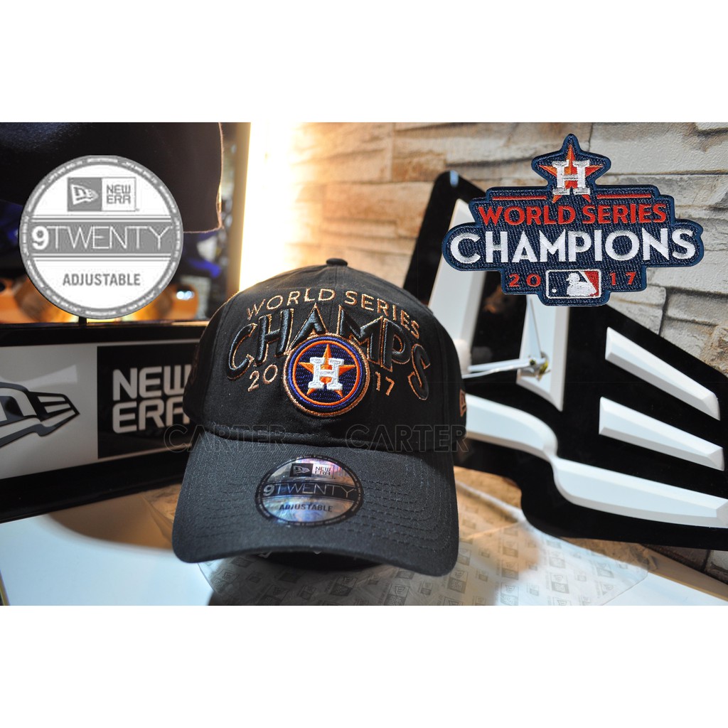 促銷MLB 2017 WS Champ Houston Astros 2017 世界大賽冠軍休士頓太空人920黑色老帽