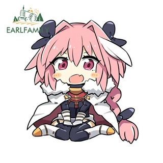 EARLFAMILY 13cm x 11.9cm 適用於 Fate Apocrypha Astolfo 汽車貼紙創意防曬