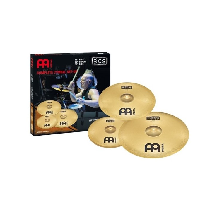 MEINL BCS 4片套裝銅鈸【Complete Cymbal Set-Up】 公司貨 【宛伶樂器】