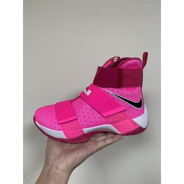 NIKE LEBRON SOLDIER 10 EP 士兵 乳癌 粉紅 桃紅 844375-606