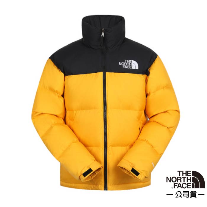 【美國 The North Face】特價75折》ICON經典配色鵝絨外套 羽絨衣夾克 3C8D-56P 黃 N