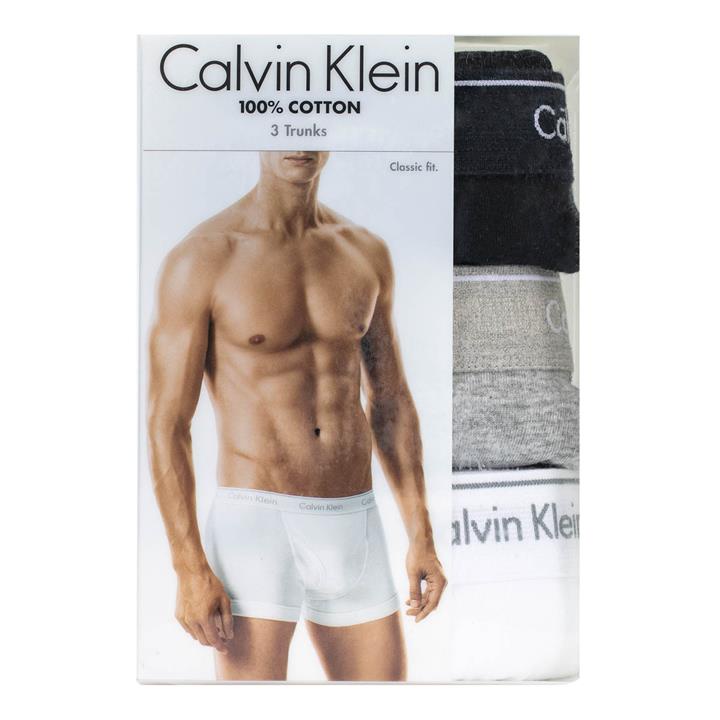 Calvin Klein 凱文克萊 男彈性內褲 純棉平口褲3件組 ck 內褲男生內褲 Costco 好市多1513190