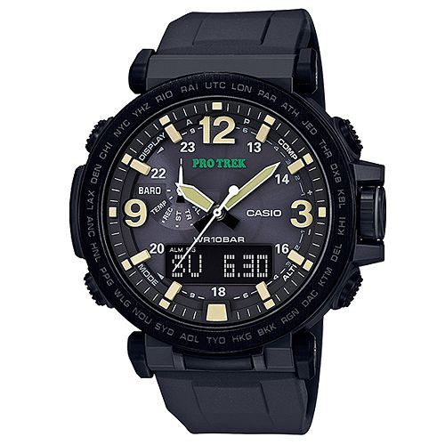 CASIO 熱衷探險旅行配戴舒適戶外登山錶 PRG-600Y-1