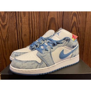 {OGC}NIKE AIR JORDAN 1 LOW GS 牛仔 丹寧 水洗 藍 DM8947-100