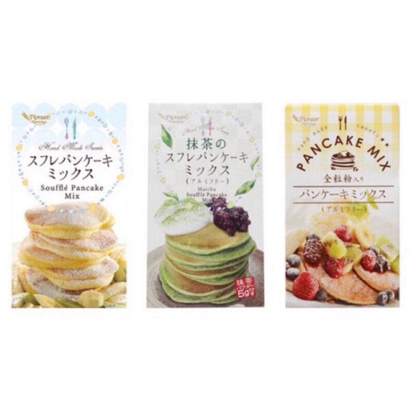 日向仁👺日本pioneer soufflé pancake mix 舒芙蕾鬆餅粉 原味250g 抹茶255g BeeCost