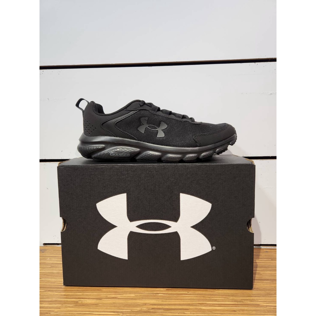 【清大億鴻】Under Armour Charged Assert 9 男款慢跑鞋 黑色3024590-003