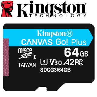 kingston 金士頓 64gb microsdxc tf uhs-i u3 v30 a2 64g 記憶卡 sdcg3